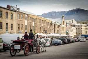 At Heritage Horse Drawn Carriages, we take pride in ensuring your tourism experience in Hobart will be unique and unforgettable.We aim to immerse you in the history and romance of Colonial Hobart by touring the Battery Point area and Salamanca Place driven by a pair of horses pulling an open carriage.